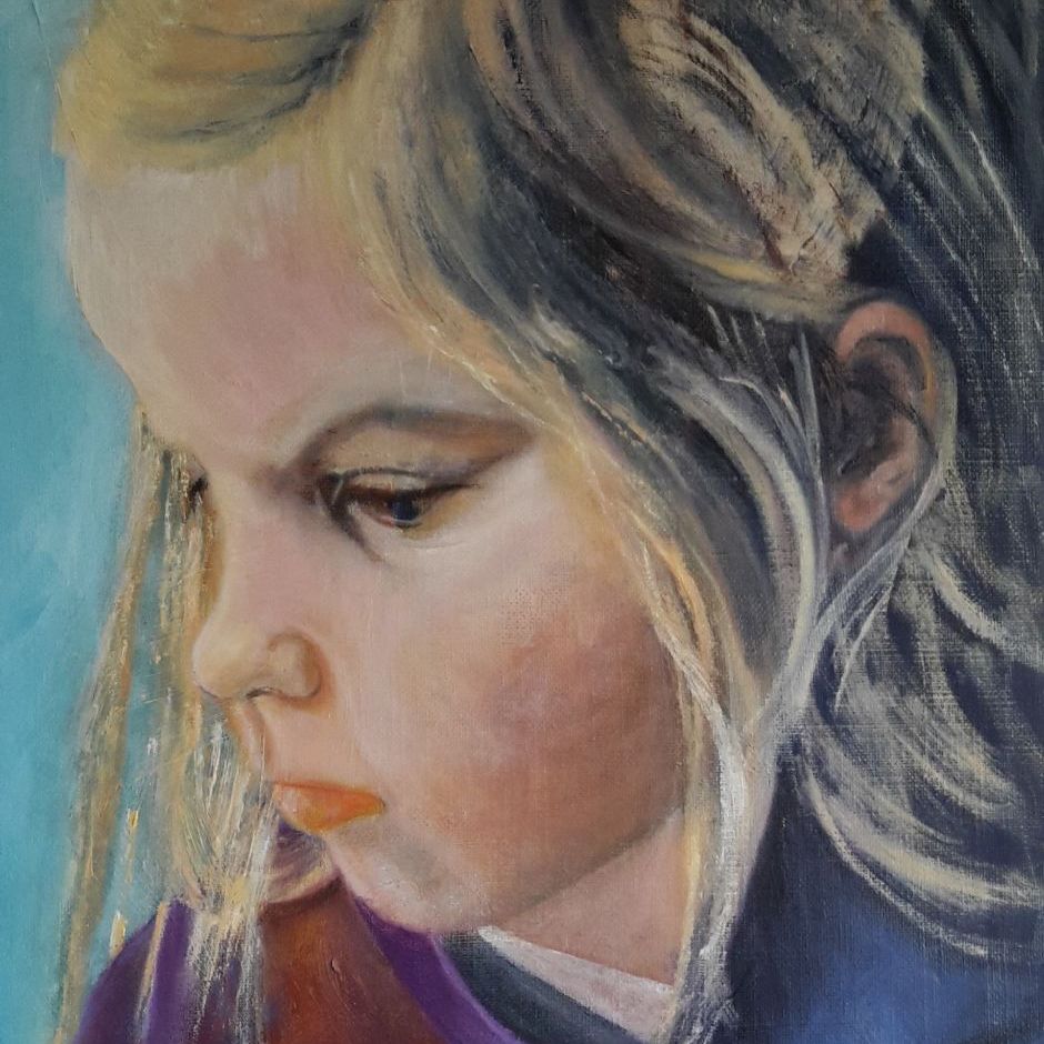 Anna, (olie på lærred 70x52) Privat eje