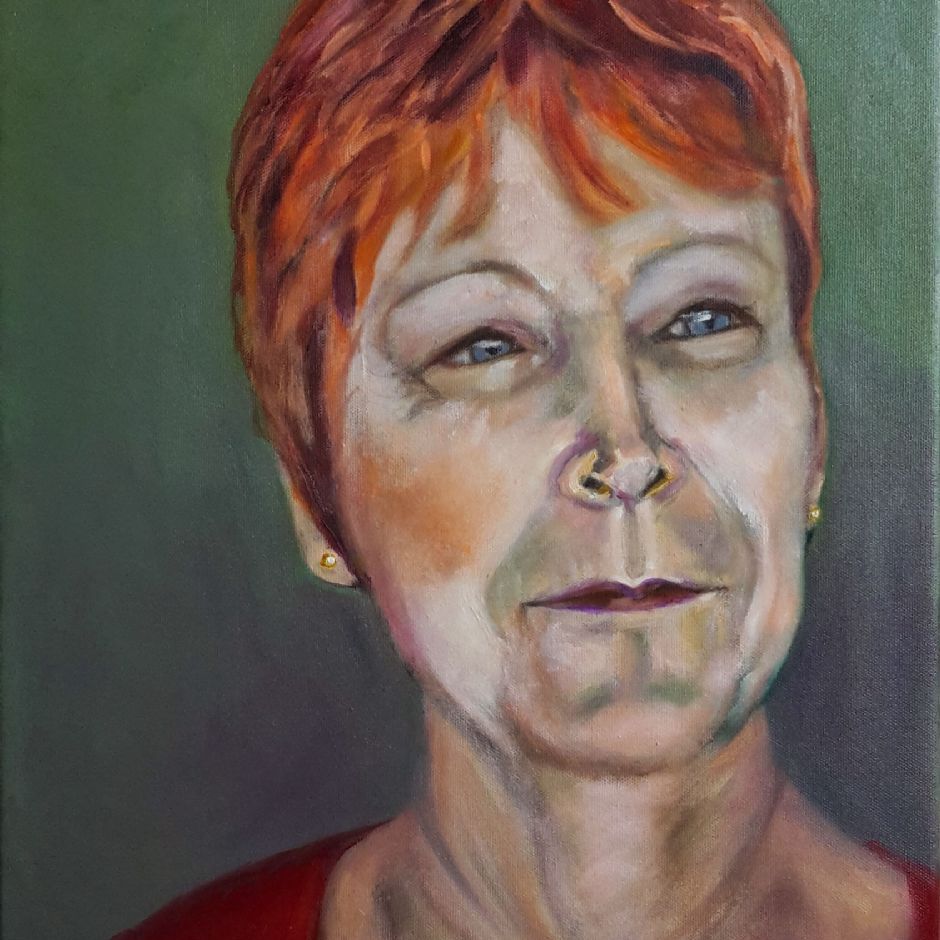 Åse, (olie på lærred 40x50) Privat eje
