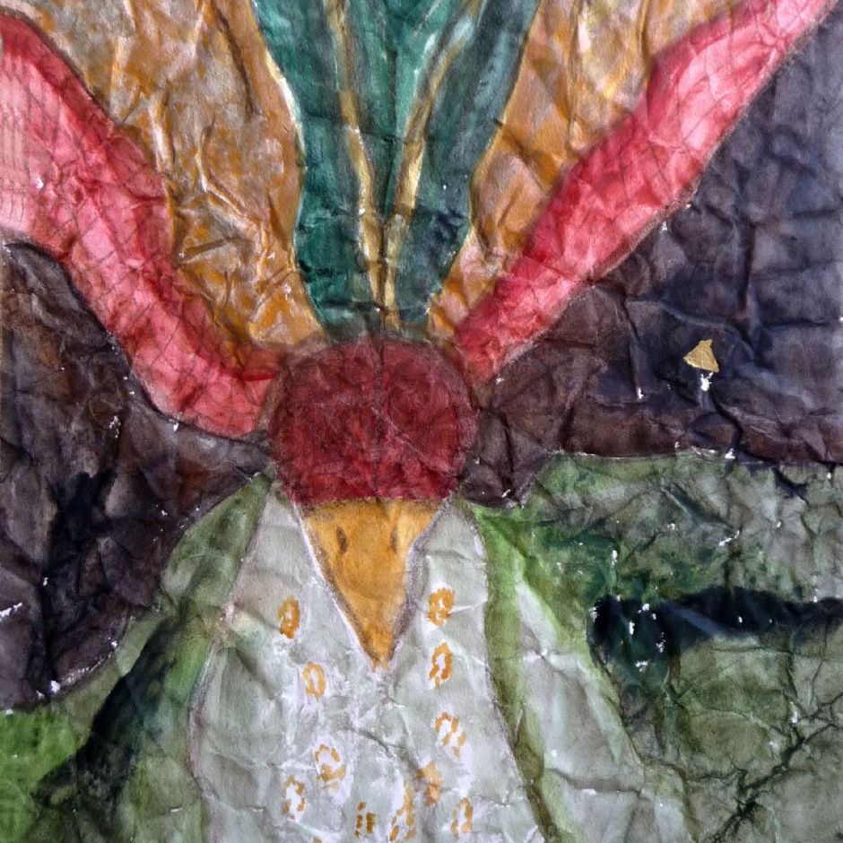 Symbol. 1994 (Gouache på papir 40x50)