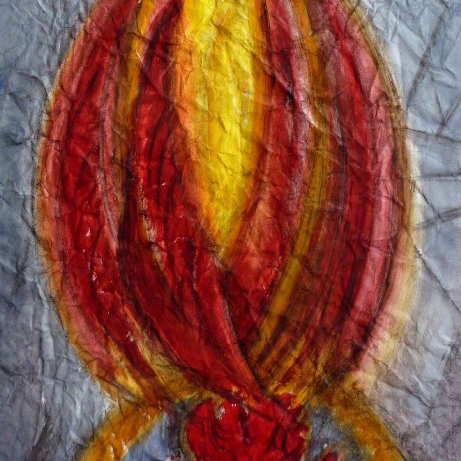 Symbol,1994 (Gouache på papir 40x50)
