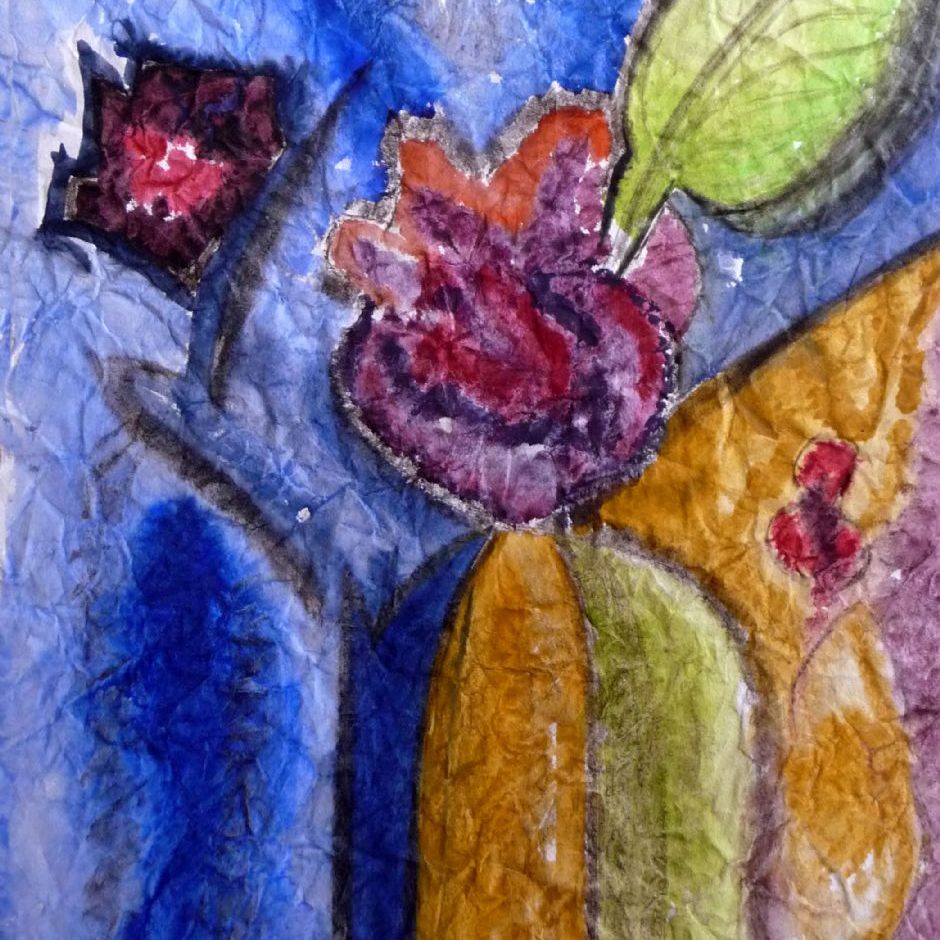 Symbol, 1994 (Gouache på papir 40x50)