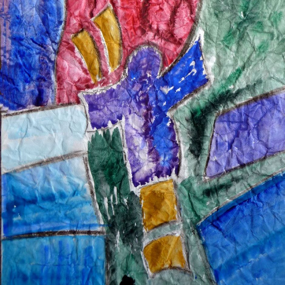 Symbol, 1994 (Gouache på papir 40x50)