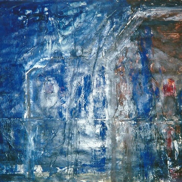Åbenbaring,1997
(Gouache på Japanpapir 50x60)
Doneret til Hersom Præstegård, Konfirmantstuen.