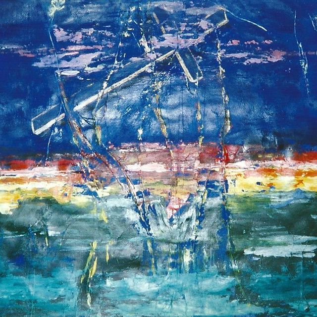Universelle renhed,1997
(Gouache på Japanpapir 50x60)
Doneret til Hersom Præstegård, Konfirmantstuen.