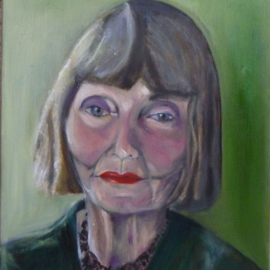 Kvinde, (olie på lærred 42x48) Privat eje
