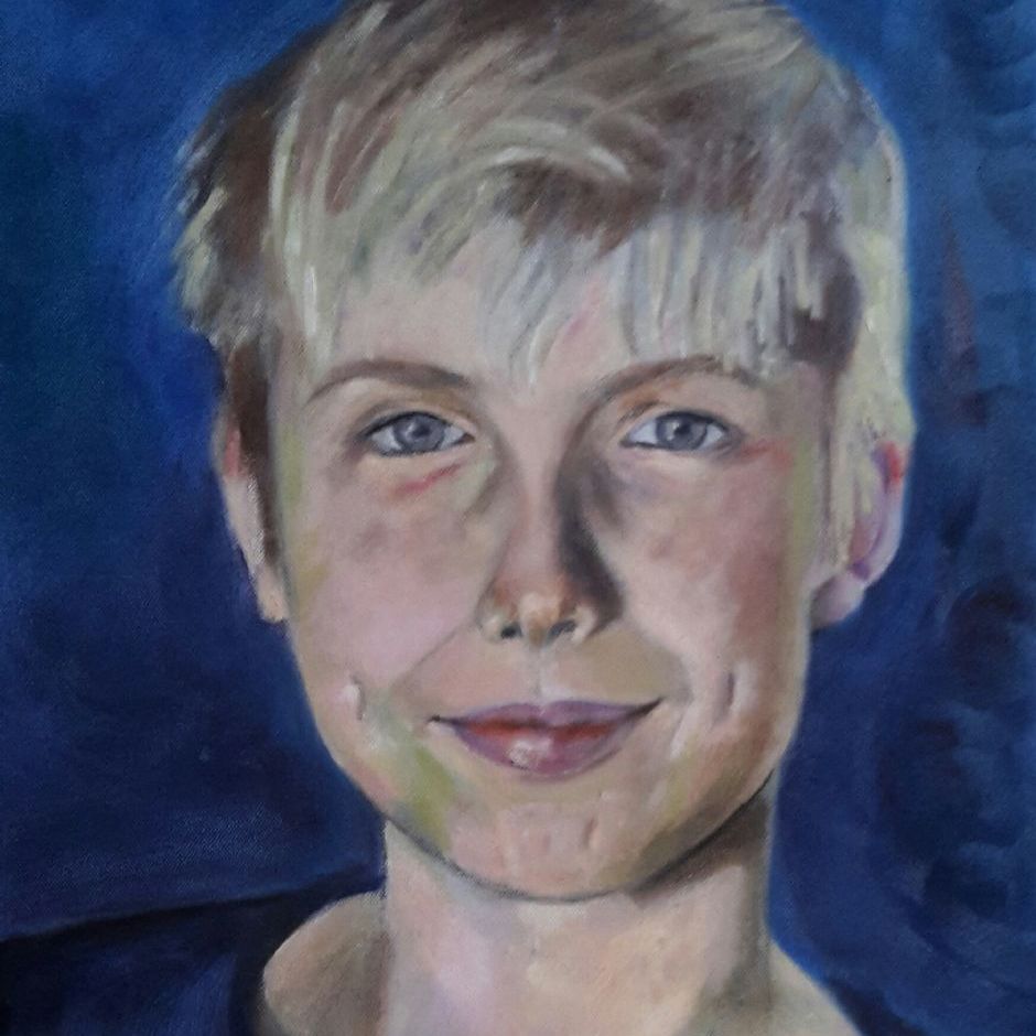 Emil, (olie på lærred 40x50) Privat eje